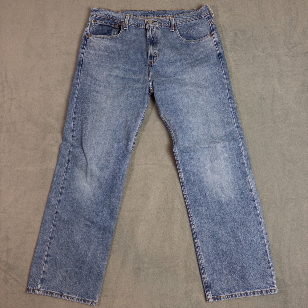 Levi's 569 Loose Straight Jeans Mens 33x32 Blue Relaxed Fit 00569-0271